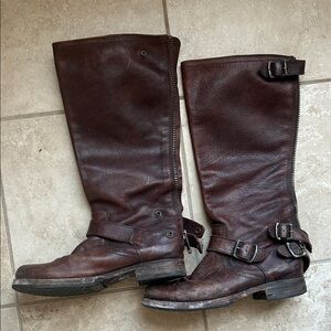 Frye Brown Leather Boots